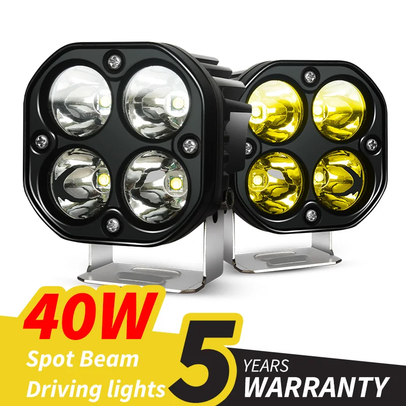 Fendinebbia A Led Da 3 Pollici Per Fari Moto Ford Car Spotlight Pod Lamps Niva Lada 4X4 Off Road Atv 12V 24V Led Work Light