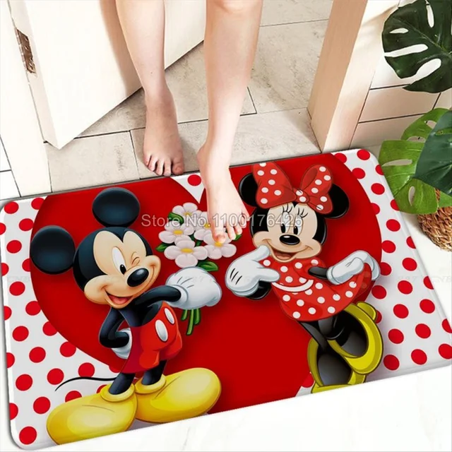 toewijzen Verwacht het Commissie Mickey Mouse Kitchen Rug Mat | Carpet Kitchen Mickey Mouse | Mickey Minnie  Mouse Rug - Rug - Aliexpress