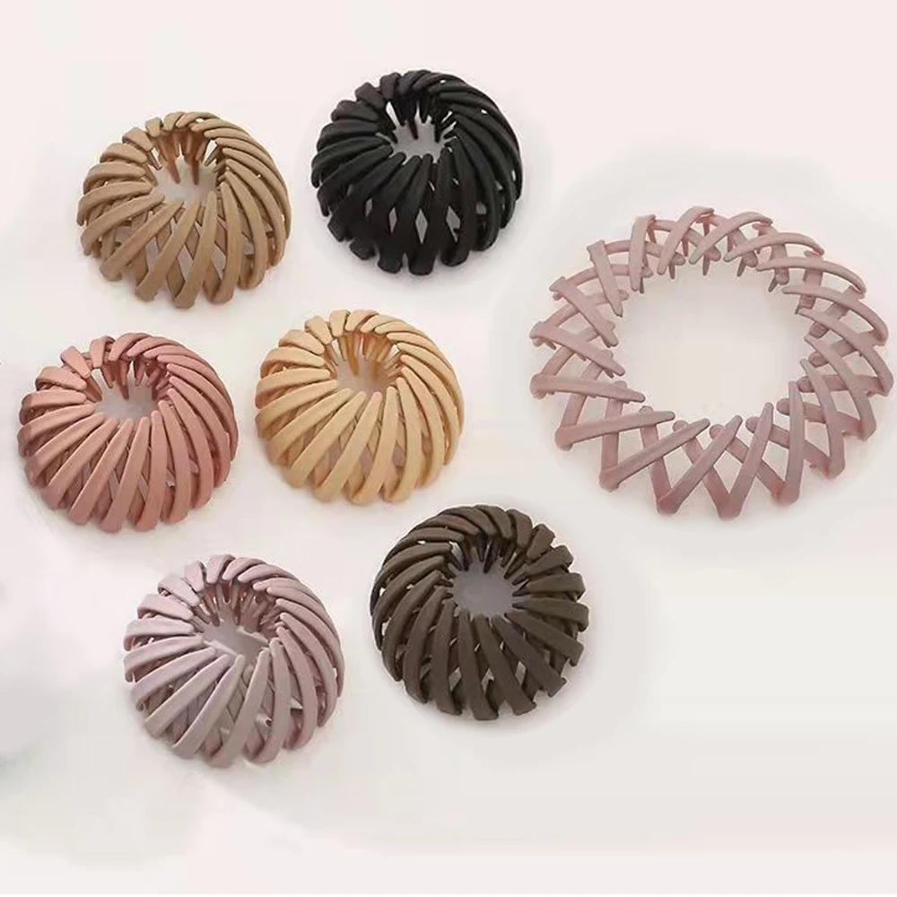 Hair Clip Bird Nest For Women Hairpin Bun Hair Claw Clips Horsetail Buckle Accessories