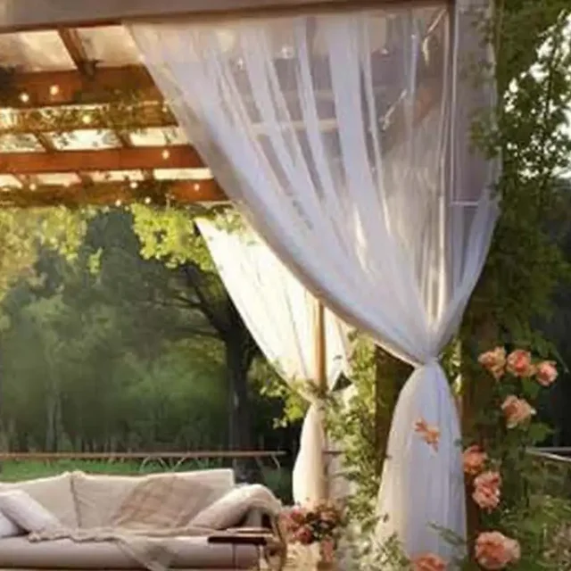 Filet de jardin extérieur multifonctionnel - barrière anti-moustiques et oiseaux, protection des plantes, écran de fenêtre anti-moustiques de cour. 4