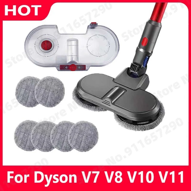 Accessoire de vadrouille électrique avec réservoir d'eau Aspirateur Pièces  de rechange Tissu de tête de vadrouille pour Dyson V7 V8 V10 V11