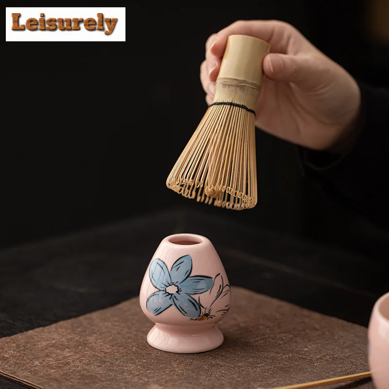 Japanese Cherry Blossom Powder Tea Set Complete Set Japanese Matcha Tea Set Kit Matcha Cup Matcha Tool Set For Beverage Shop