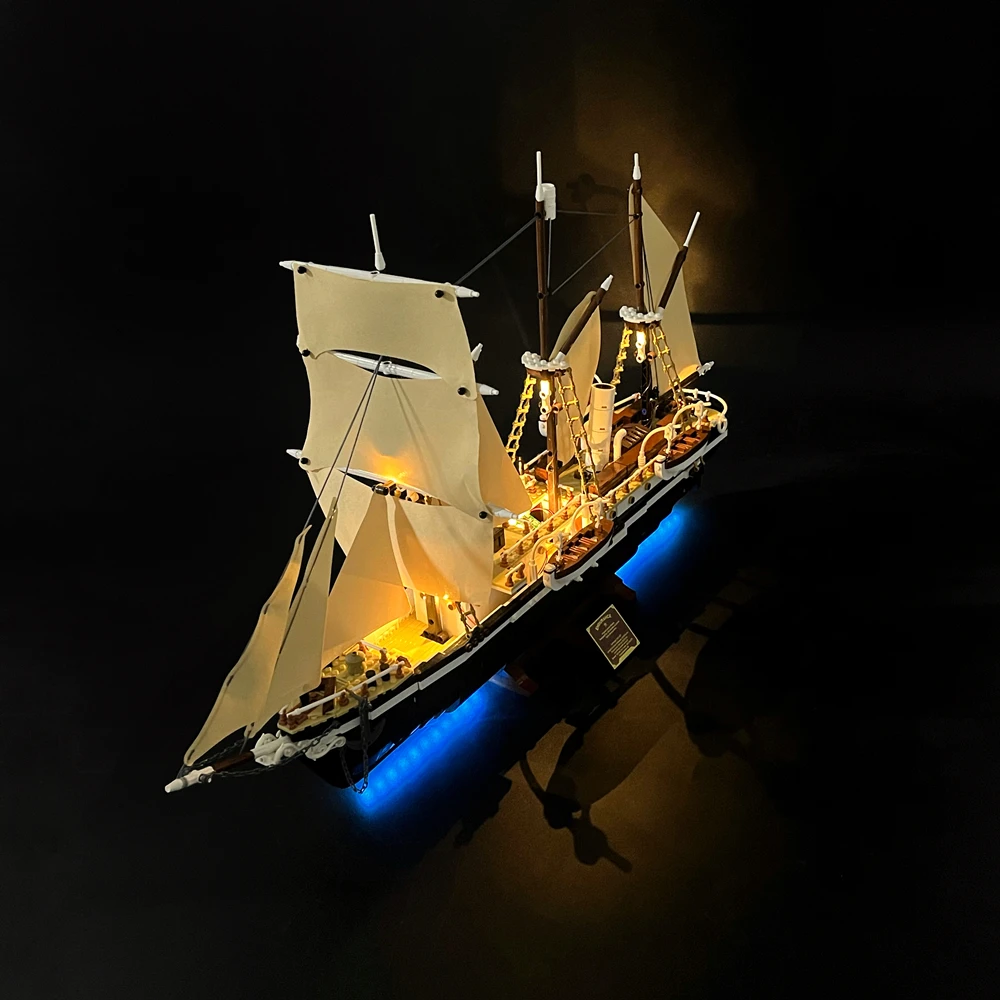 Kit de luz LED BYB para iconos 10335 Control remoto de barco de