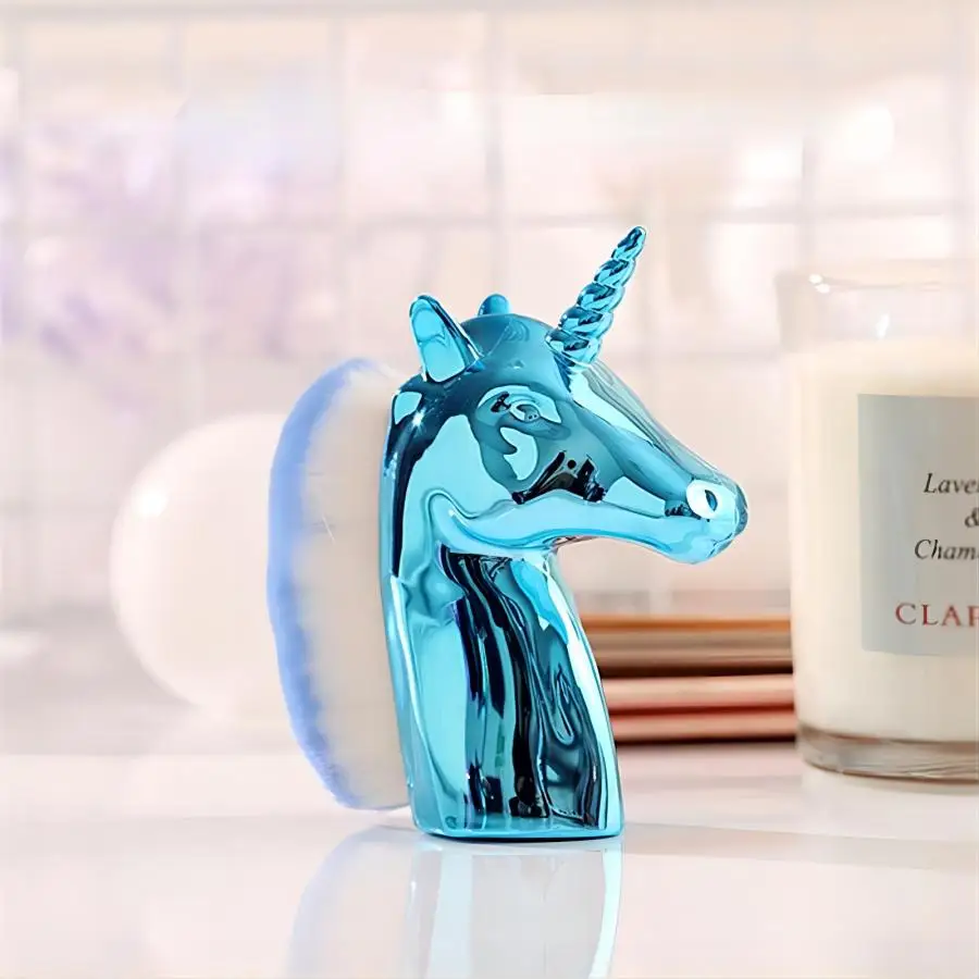 Einhorn Make-up Pinsel In Roségold – Vielseitig Für Gesicht & Nägel