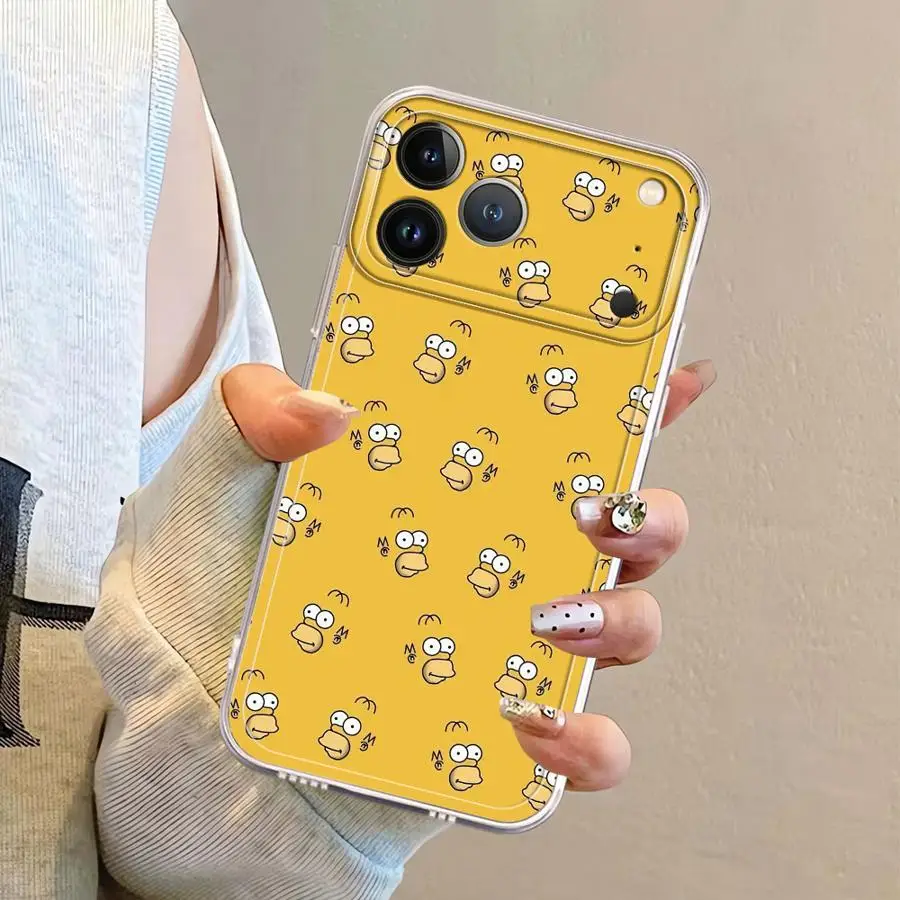 The Simpsons Cartoon Soft Phone Cover Case