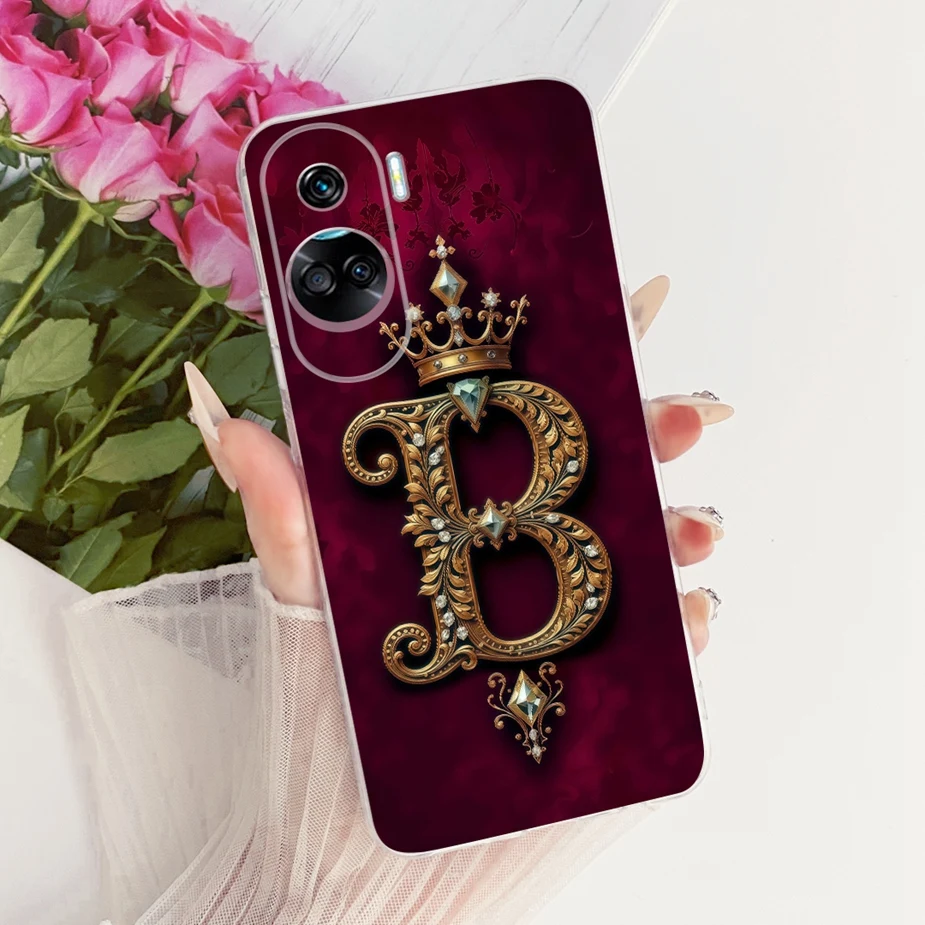 Cute Crown Letters Soft Slim Phone Case