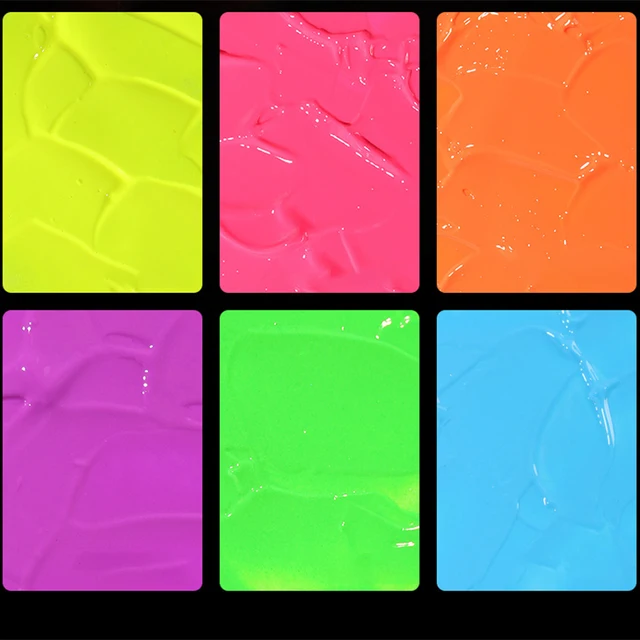 Fluorescent Acrylic Paint,100ml/3.38oz 5