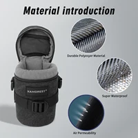 High-quality canvas digital single-lens reflex soft protection camera lens bag carrying bag case and shoulder bag - Image 2