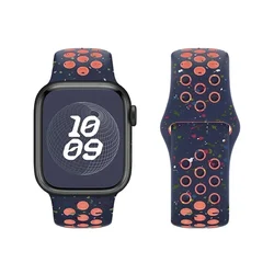 Premium Silicone Sports Watch Strap in Vibrant Colors for 49mm-42-44-45mm SM (05 Flame Blue)