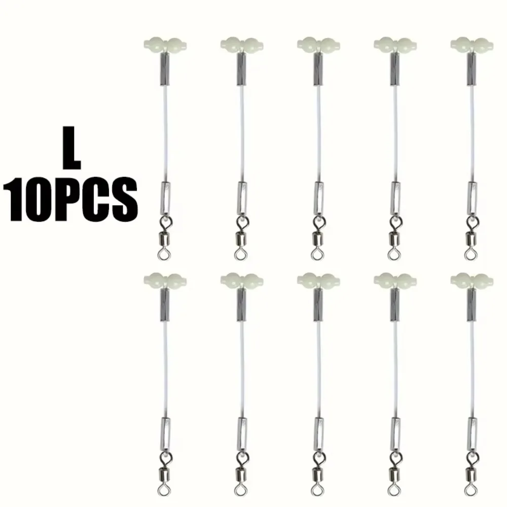 10Pcs Leucht Kürbis Balance Halterung Glow Kürbis Schwenk Stecker Meer Angeln Angeln Gruppe Angeln Lieferungen Kleine Zubehör – Detail 9