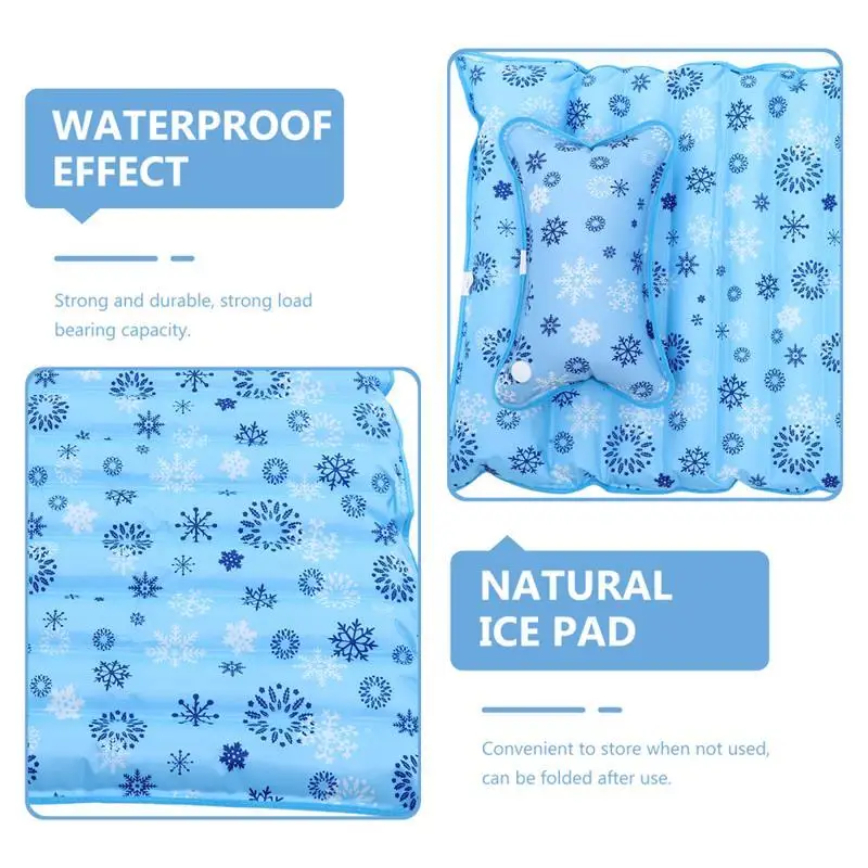 Description Picture 5 of itemCool Bed Mat Pad Cooling Gel Pillow Chilled Natural Comfort Sleeping Aid Ice Pillow Comfortable Sleep Pillow For Travel Office