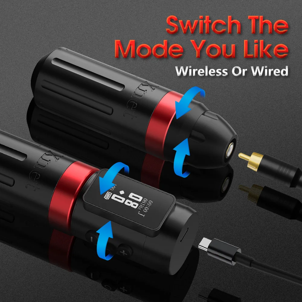 XNET Knight 2024 Wireless Tattoo Machine Rotary Pen 4