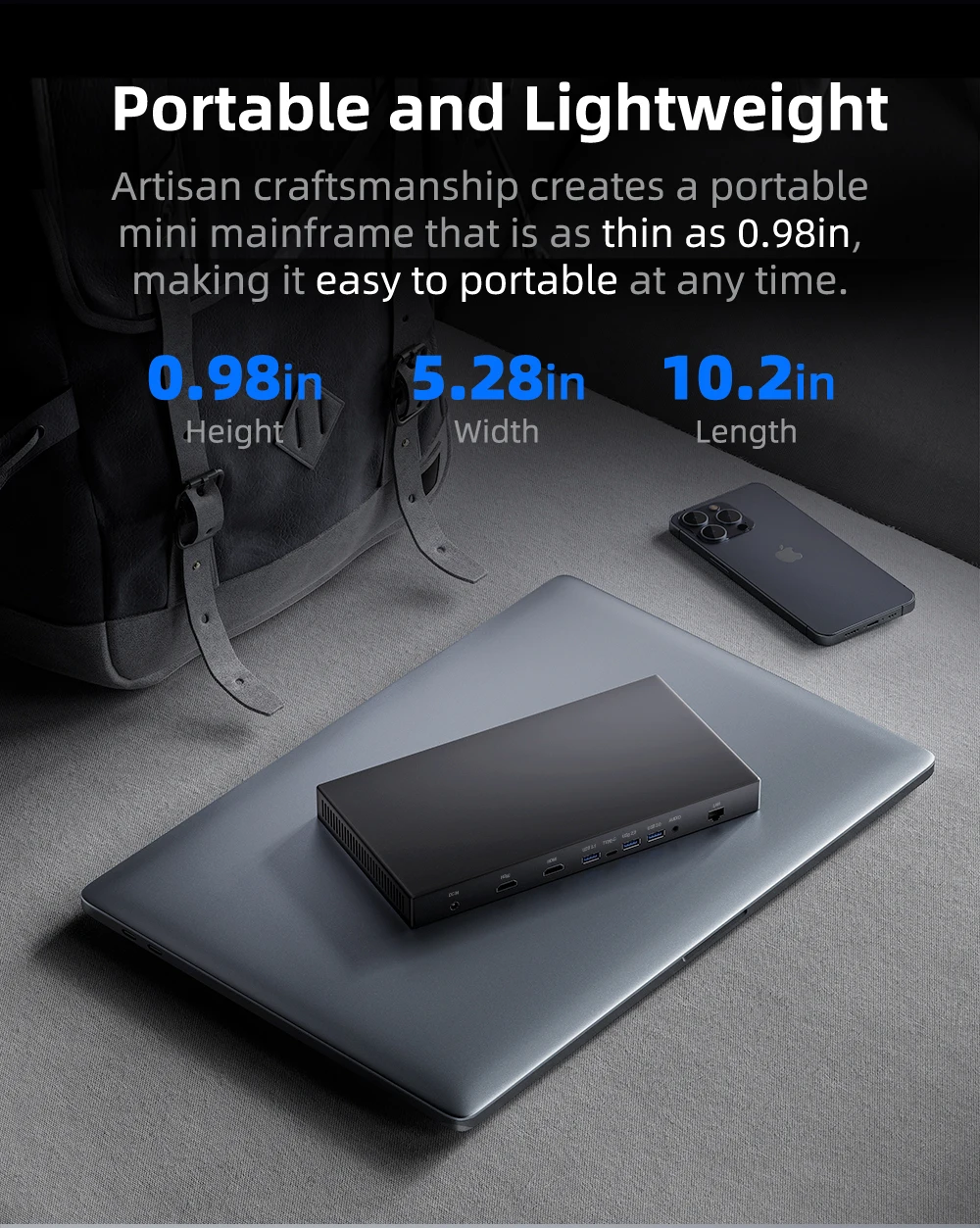 Spurt Box DIY MINI PC Intel Core UHD Graphics 10Th Gen I3-1005G1 CPU DDR4 8G/16G 256G 512G 1TB Bluetooth WIFI Desktop Computer 4