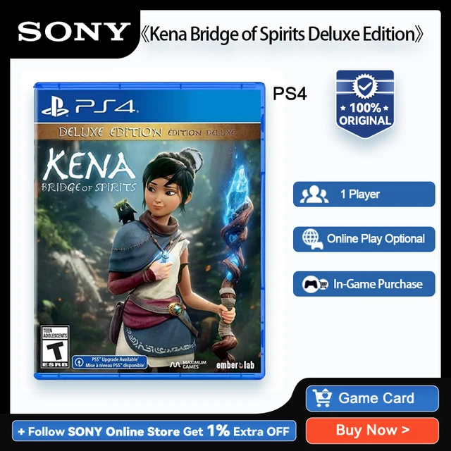 Sony PlayStation 4 Kena Bridge of Spirits edición Deluxe PS4 ofertas de  juegos para PlayStation 4 PS4 PlayStation 5 PS5 disco de juego - AliExpress