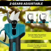 Ciseaux électriques 30MM, 2 vitesses, sans fil, pour la coupe des branches d'arbres fruitiers, outils électriques pour batterie Makita 18V 3