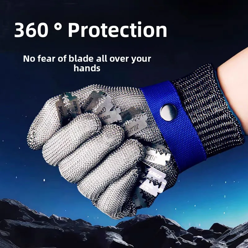 Stainless Steel Gloves Anti-cut Safety Cut Resistant Hand