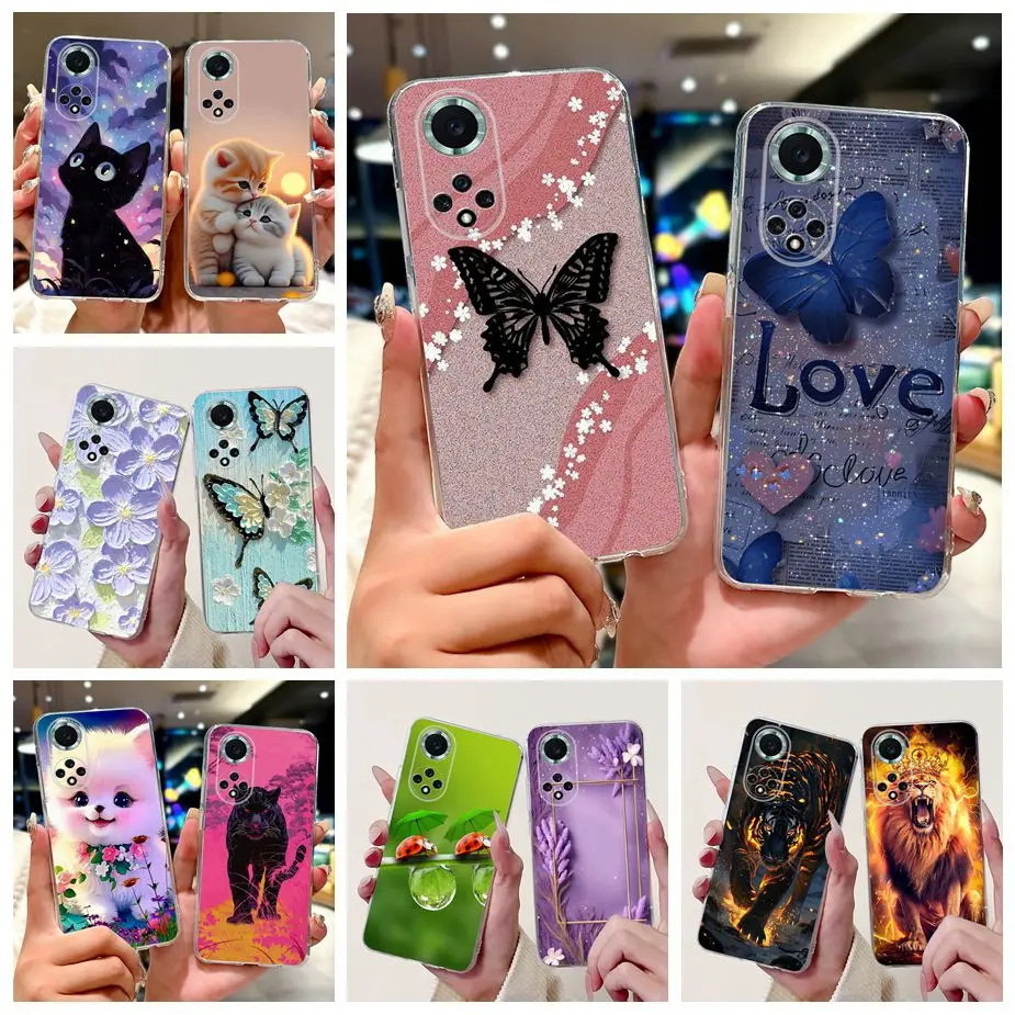 Stylish Butterfly Painted Soft Slim Phone Case
