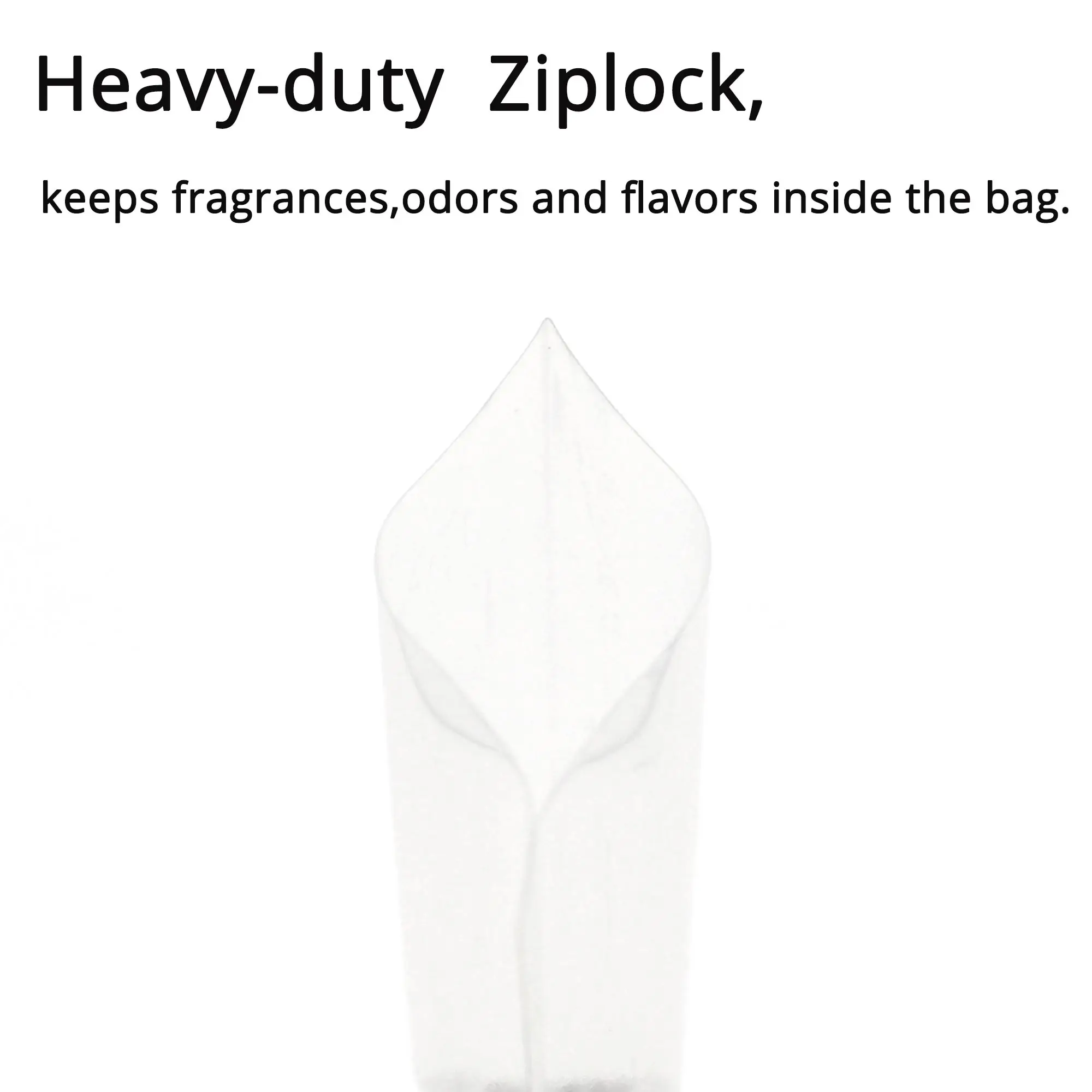 100pcs 5x15cm Glossy Clear Plastic Bag Eco-friendly Smell Proof Waterproof Flat Bottom Heat Seal Vacuum Pouches with Tear Notch 4