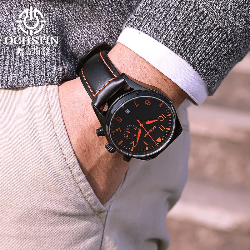 Brand Specials 2023 New  Men's Watch Multifunctional Fashion Quartz Watch Fashion Waterproof Watch To Send Friends Gifts