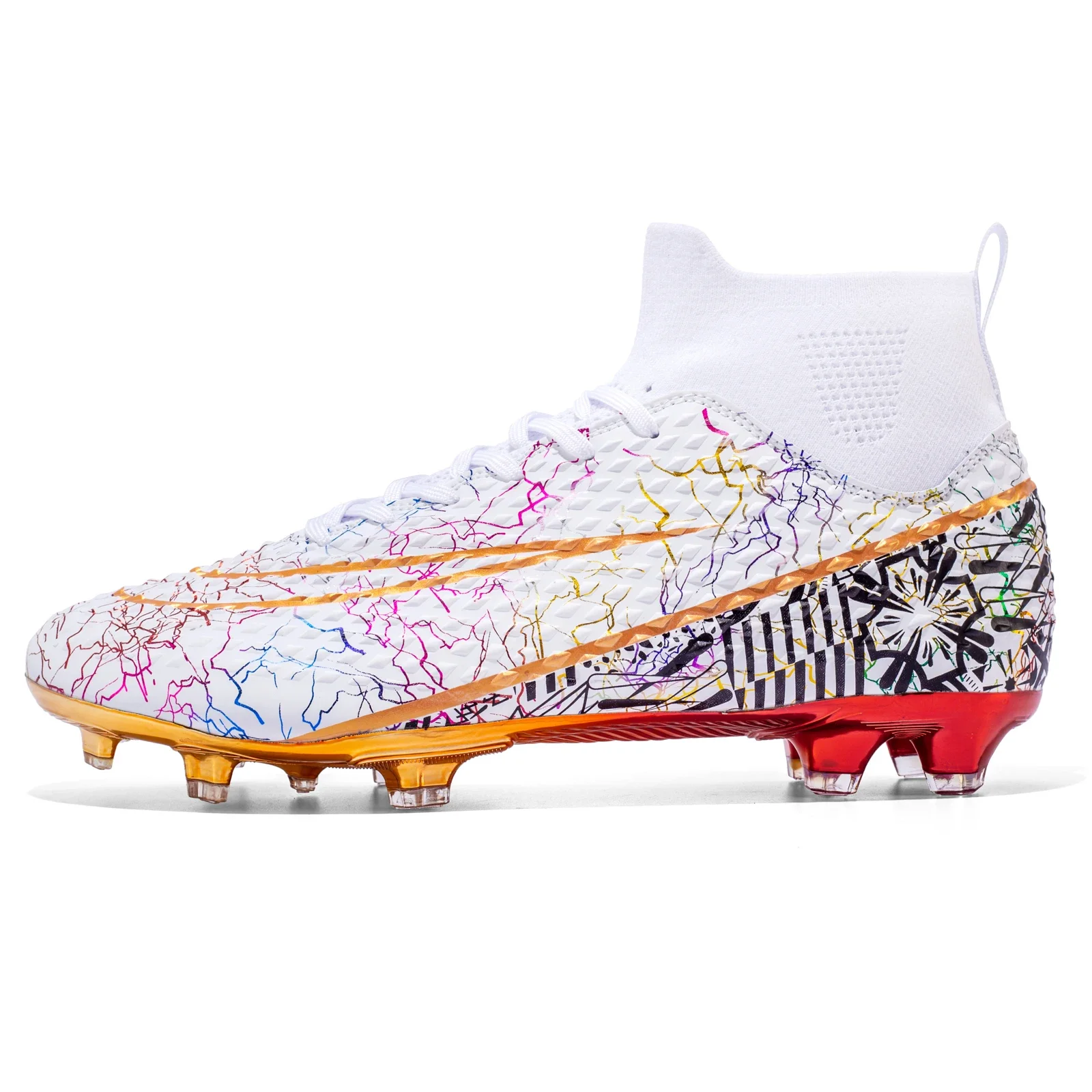 Football Boots TF/FG Training Grass Outdoor Professional Soccer Shoes Men Women Adult Teenager Non-Slip Soccer Cleats Sneakers