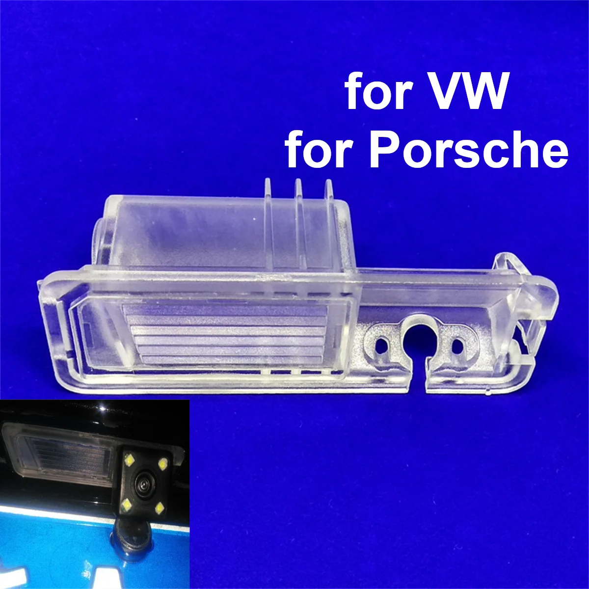 Targa Luci Copertura Custodia Custodia Parcheggio Auto Vista Posteriore Staffa Per Fotocamera Per Porsche Macan Cayenne Per Vw Golf 6 Magotan