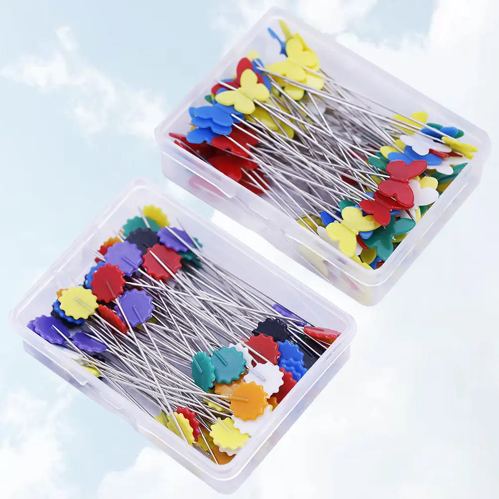 100Pcs 꽃 머리핀 매화 모양 다양한 밝은 색상 바느질 공예 뜨개질 모자 신발 가방 만들기 사무실 DIY