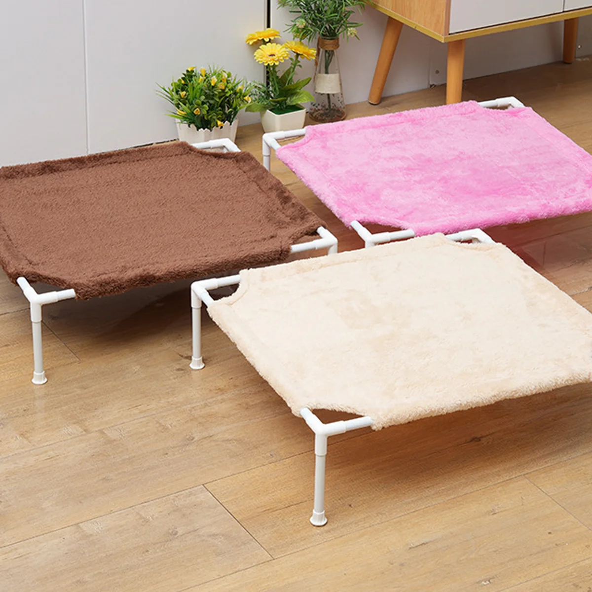 Pet Camping Cat Hammocks for Dogs Folding Puppy Camping Bed Cat House Portable Removable Washable Puppy Beds Dog Hammock for pet bed