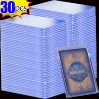 30-1PCS Plastic Card Sleeves Portable Waterproof Card Holder Transparent PVC Concert Ticket Album Collector Case Home Organizers 1