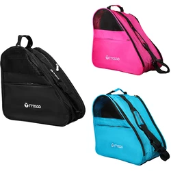 2022 Breathable Skates Carry Bag Case Kids Roller Skates Ice Skating Bag 3Layers Skating Storage Case Shoulder Adjustable