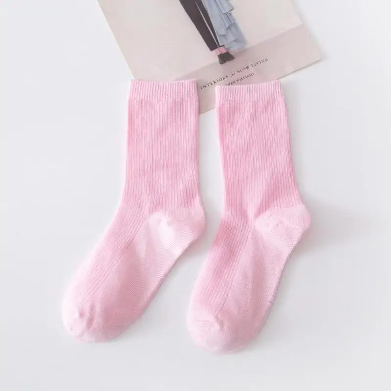 Vibrant Dance Sports Socks for Women - Breathable Cotton in Stunning Solid Colors