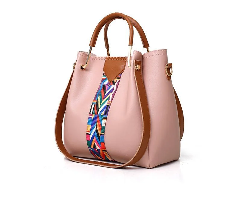 Set borse donna 4 pezzi borsa a tracolla e a secchiello_voghion.com