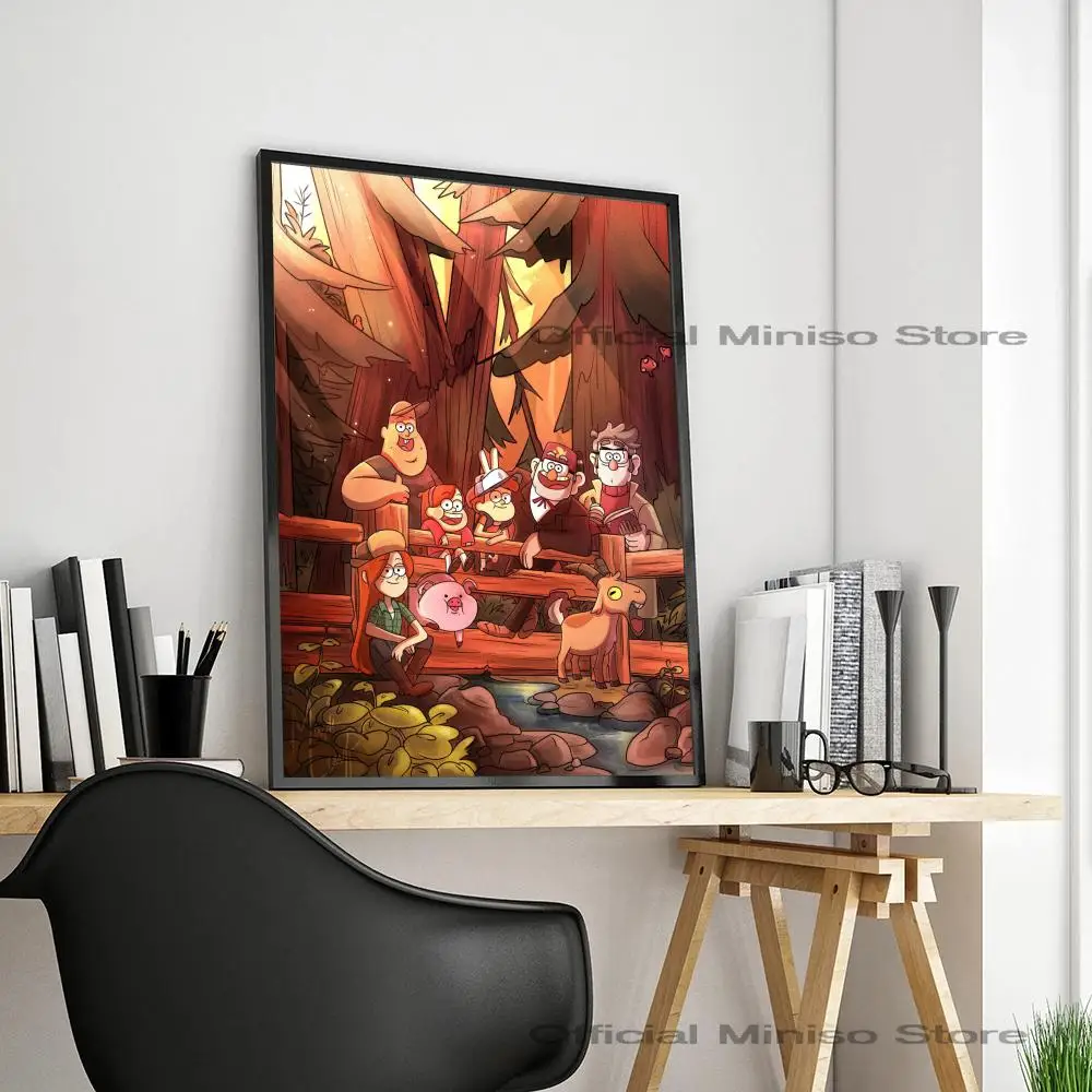 Clássico Gravity Creek Poster de Filme, Arte Auto-adesiva, Papel Adesivo  Impermeável, Café, Casa, Bar, Quarto, Decoração da Parede, 1pc - AliExpress, image size:1000x1000