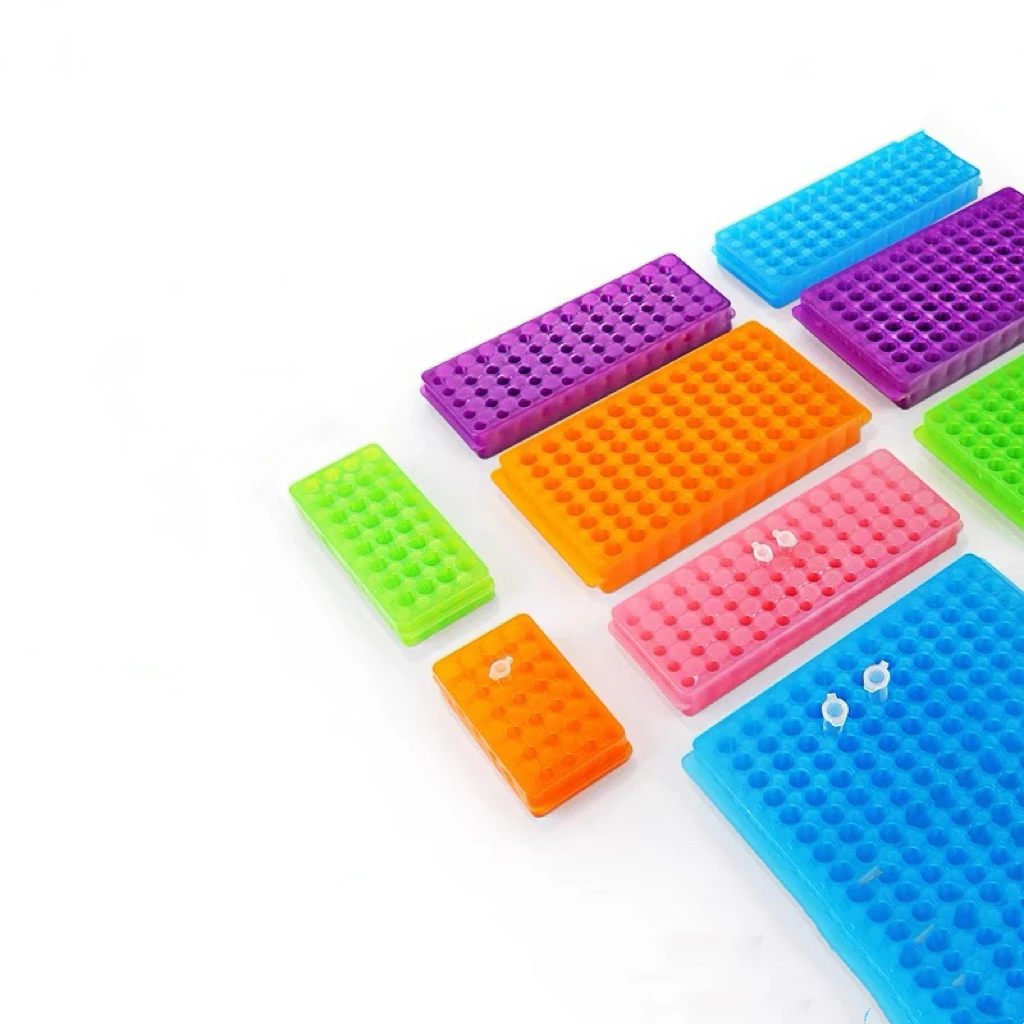 1Pcs 24/32/60/80/96 Holes Double-sided Plastic Centrifugal Pipe Rack Lab PCR /EP Tube Holder 0.5/1.5/2ml Centrifuge Tube Shelf