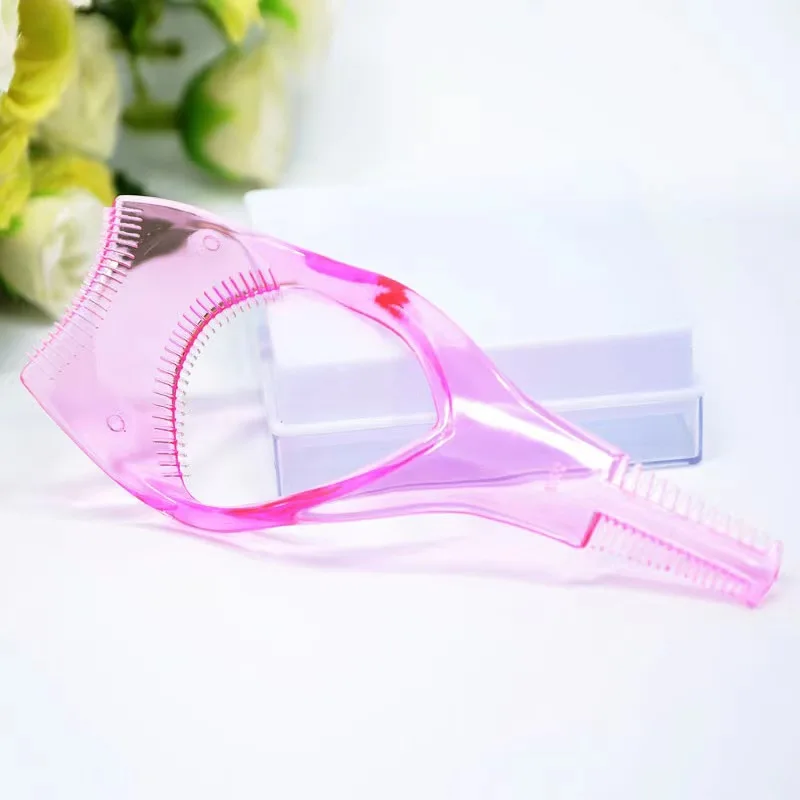 1 Pcs 3 in 1 속눈썹 도구 마스카라 쉴드 애플리케이터 가드 카드 속눈썹 가이드 뷰티 화장품 메이크업 도구 핫팅
