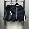 Men Trendy Contrast Color Sports Running Quick Dry Short Pants 2024 Summer Casual Pocket Loose Straight Beach Shorts Ropa Hombre 5