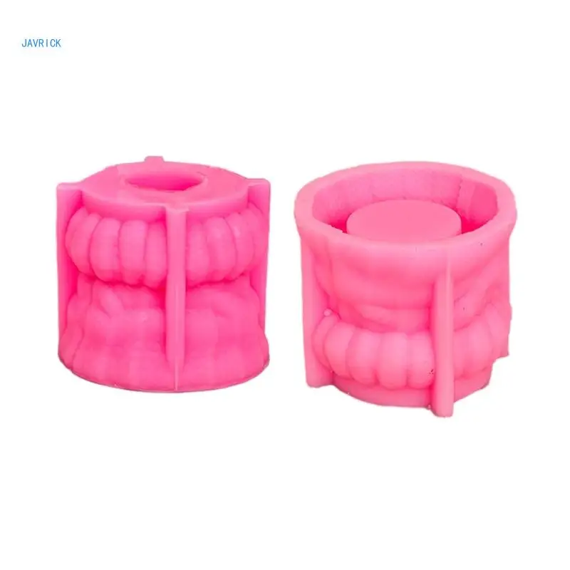 Pen Holders Moulds Planters Molds Candle Holders Mould Paper Bag Shape Concrete Silicone Mold for DIY Hand-making Crafts