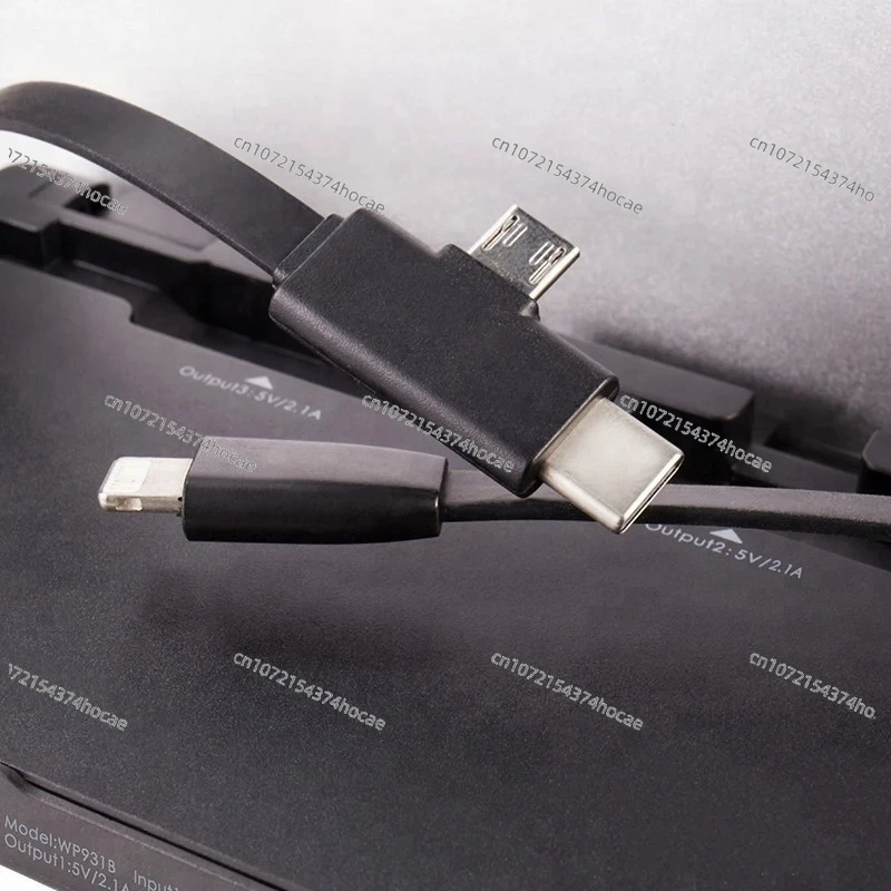 8000mAh 휴대용 보조배터리 8포트 다중 장치 충전 스테이션 (상업용/호텔용)