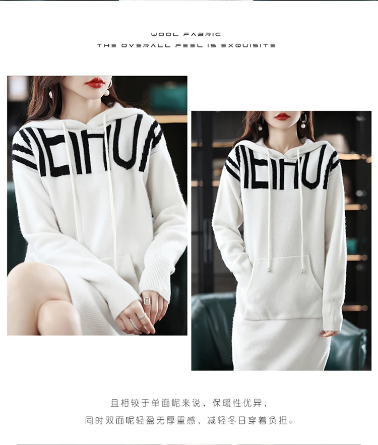 2022 100% Cashmere Wool Pullover New Arrival Women Sweater Slim Fit Premium Long Knit Cashmere Dress Long Sleeve Sweater autumn