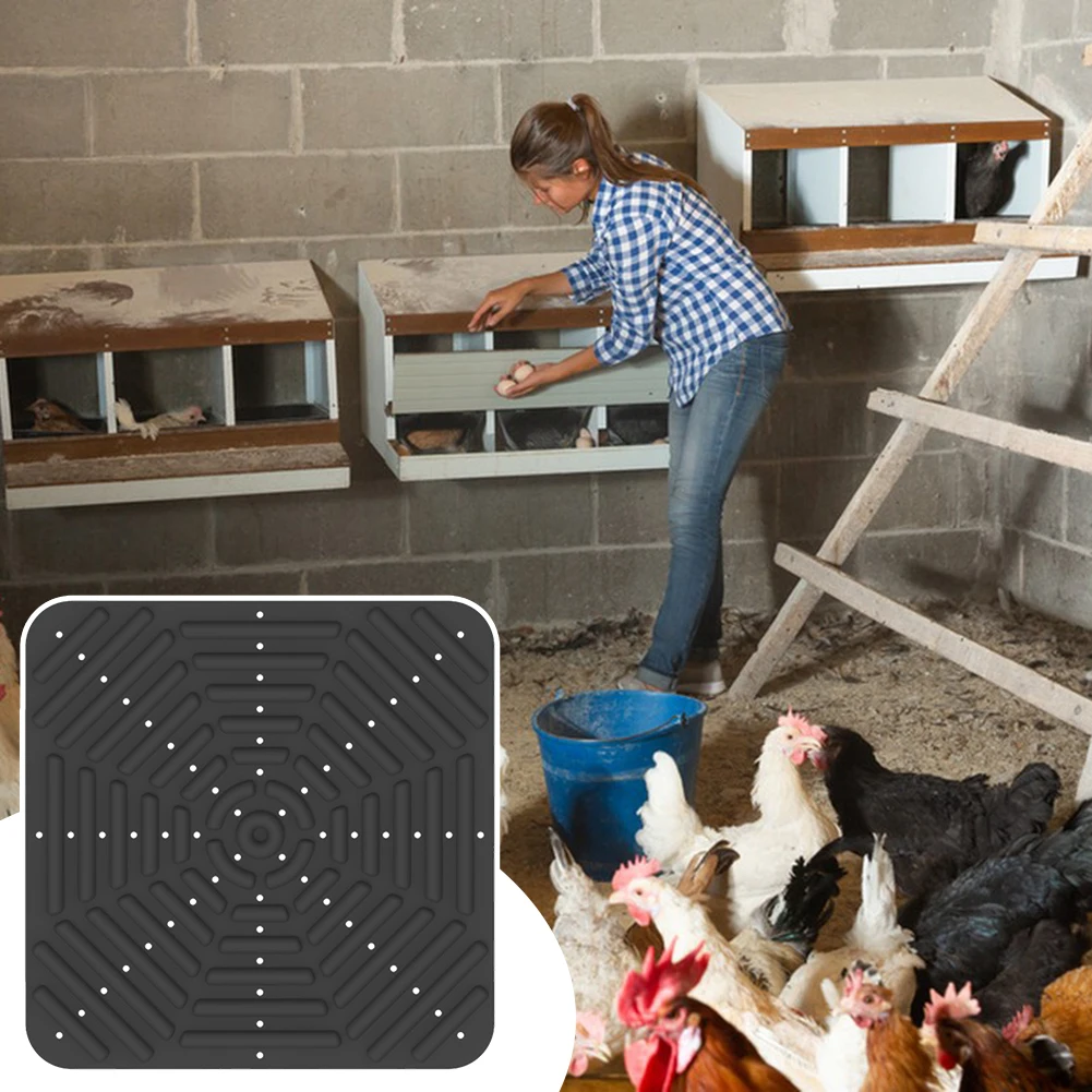 ChickensNestingsBoxPadsWaterproofReusableCuttableMatsForFarm
