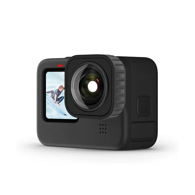 Gopro Hero12 11 10Max 용 렌즈 옵션 키트, 다기능 휴대용 편리한 울트라 와이드 Fov 렌즈, 내구성 쉬운 설치, 사용하기 쉬움