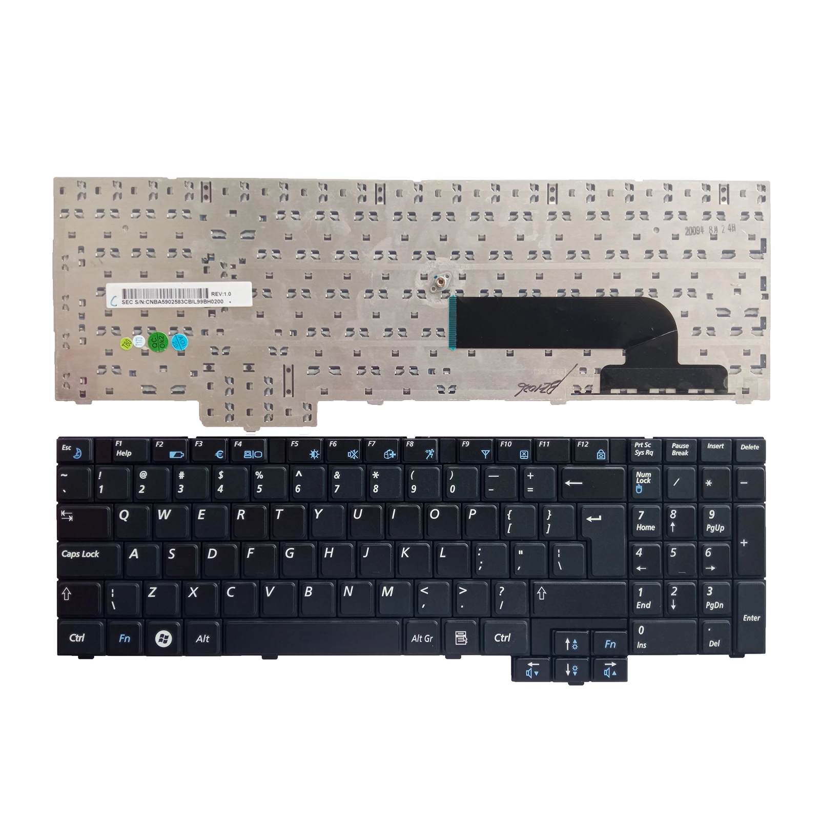 New laptop keyboard For Samsung X520 NP-X520 Service UI