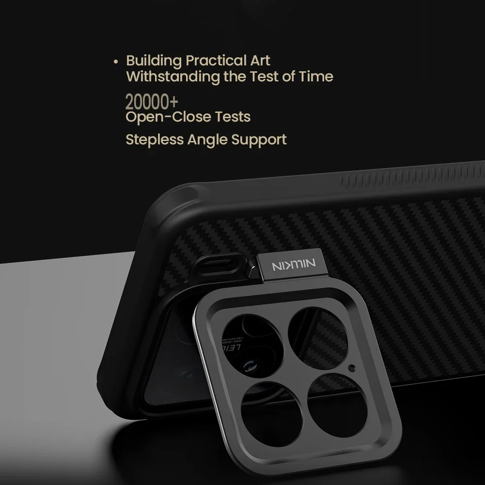 NILLKIN Aramid Fiber Case For Xiaomi 15 Pro Magnetic Case With Kickstand Anti-Drop All-Inclusive For Xiaomi 15 Cases 3