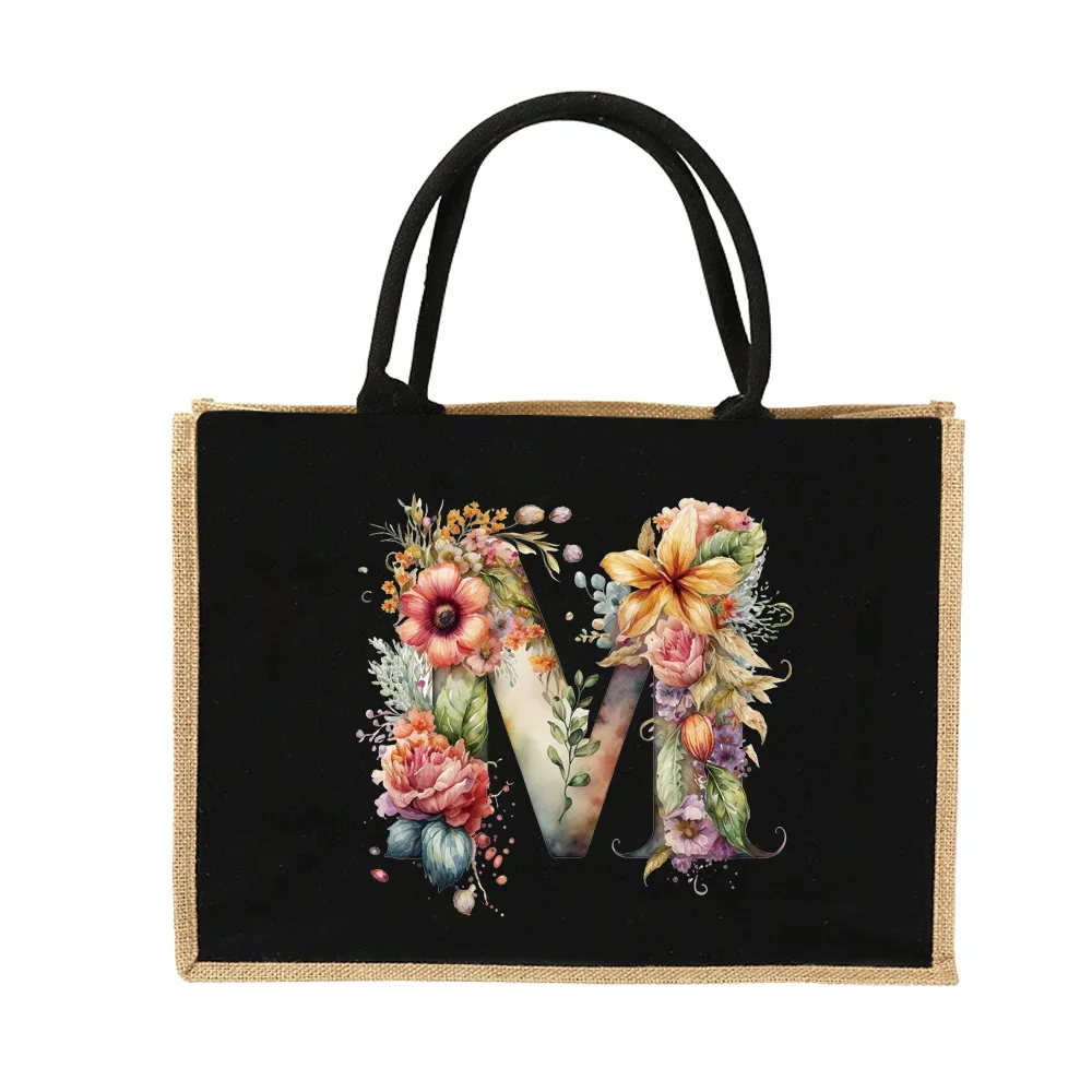 floral letter M