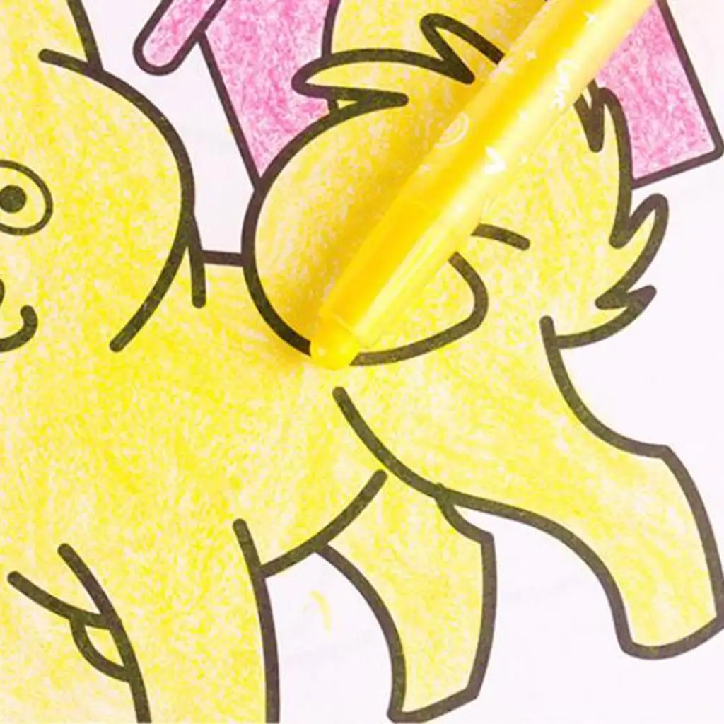 

18x Children Children Drawing Art Colors Coloring Rotating