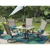 26LB Umbrella Base 4 Pack Durable Round Stand Patio Table Rust Resistant Fits Most 1 3/8 to 2 Inch Poles 4