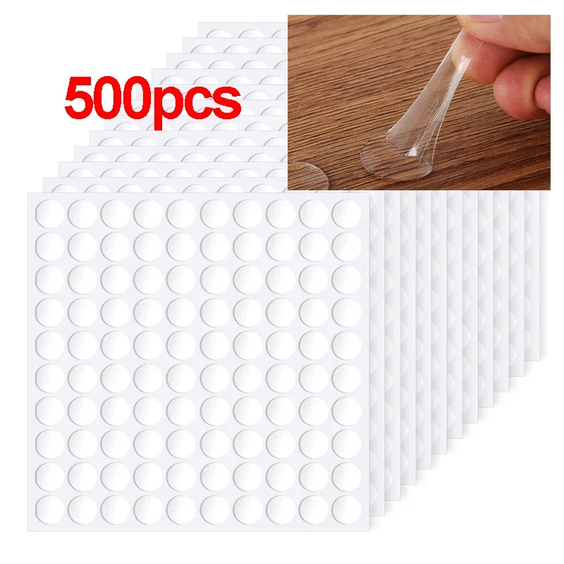 280 Pcs Double Sided Dot Stickers Clear Sticky Tack Removable Round Putty Adhesive Dots Poster Putty Sticky Dots For Decoration I2872605273
