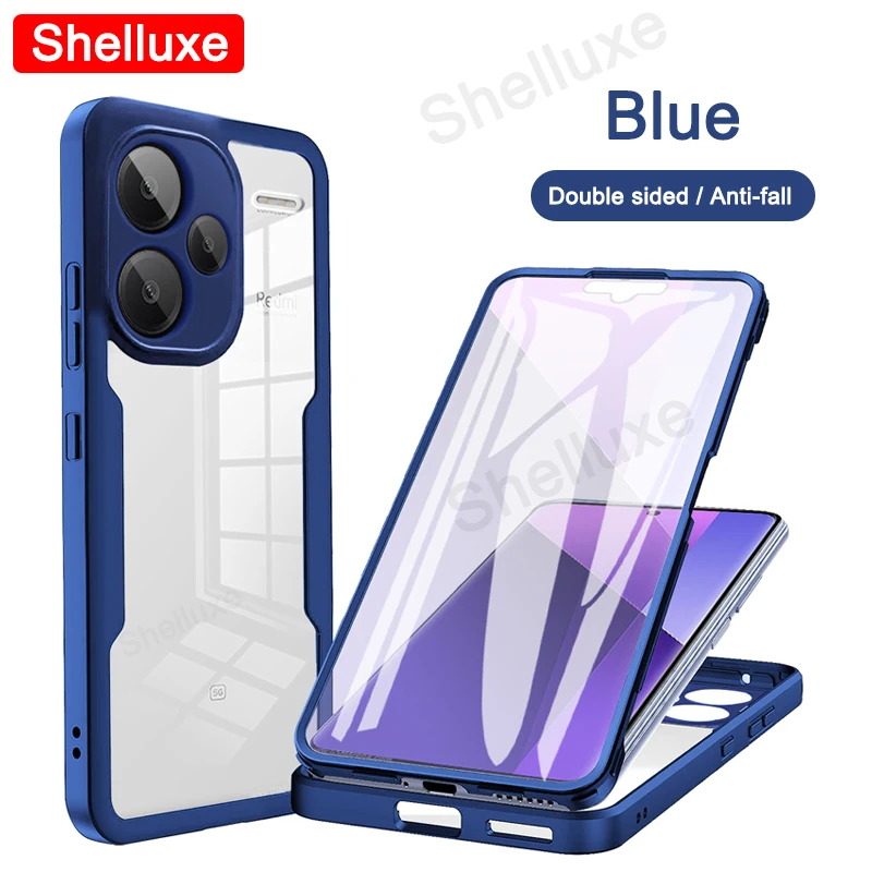 Transparent 360° Full Body Silicone Protector Case - Premium Double-Sided Cover