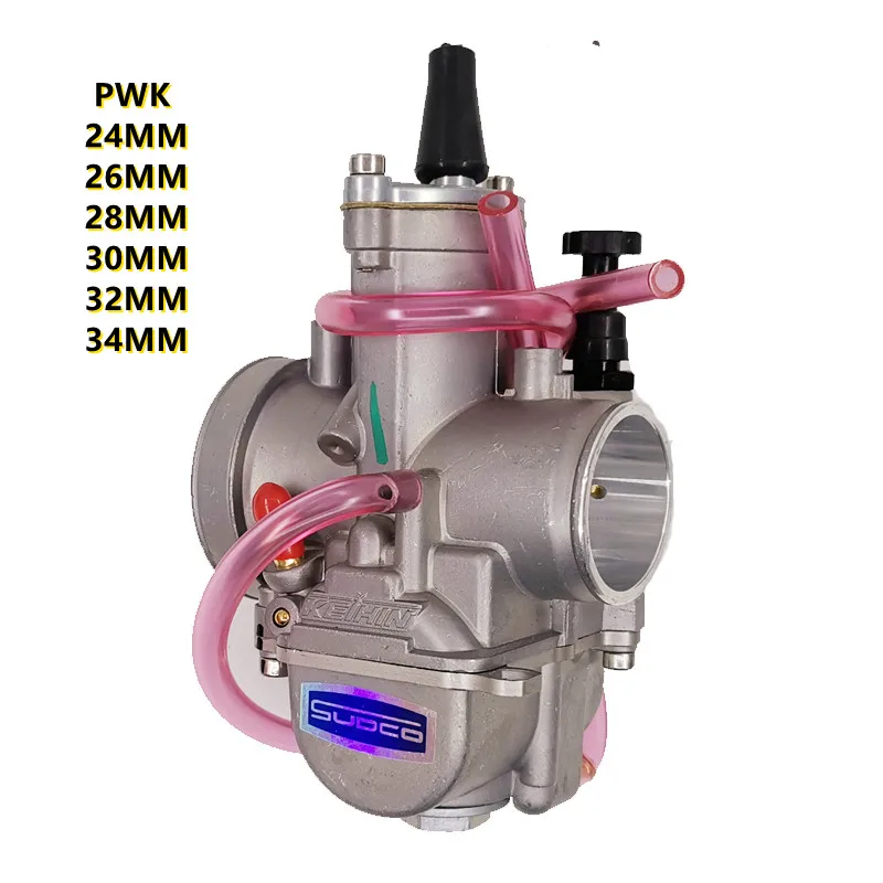 Universal Carburetor For Keihin PWK 24 28 30 32 34mm 2T 4T Motorcycle Carb With Power Jet Motor ATV And YZ85 Carburador |