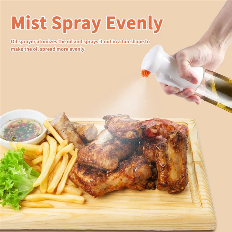 

Oil Sprayer for Cooking, Olive Oil Sprayer Bottle, Oil Spray Bottle, 2 Pack 230Ml Oil Spray Bottle for BBQ Baking