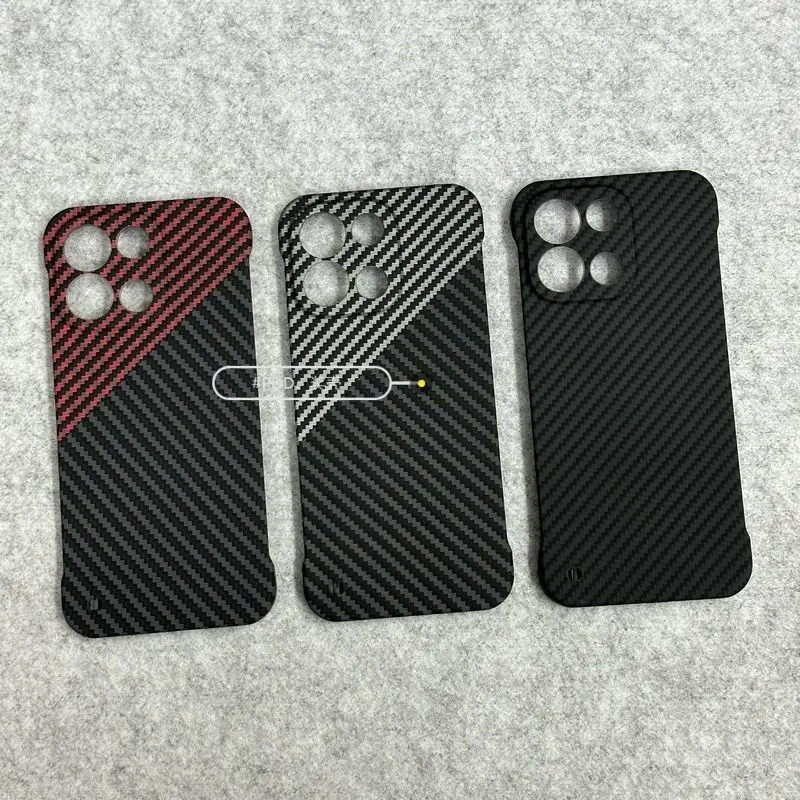 Matte Carbon Fiber Pattern PC Lightweight Dustproof Bumper Case